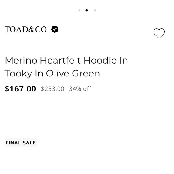 TOAD & CO🌷 Merino Wool ‘Heartfelt Hoodie’ Sweater - Picture 6 of 10